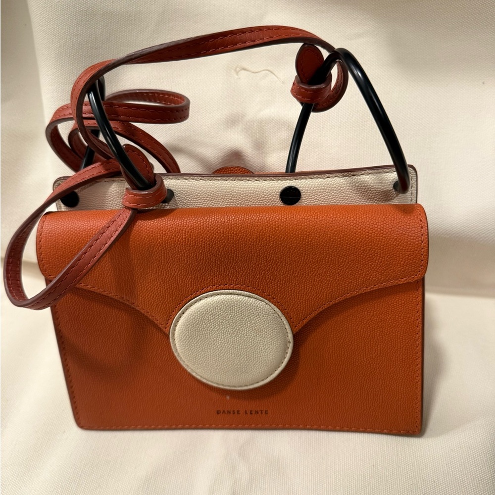 Danse Lente Orange and Cream Handbag